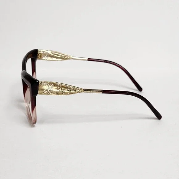 Burberry B4207 Women's Square Glasses Bordeaux 56mm *Option To Add RX Or Readers - Picture 7 of 13